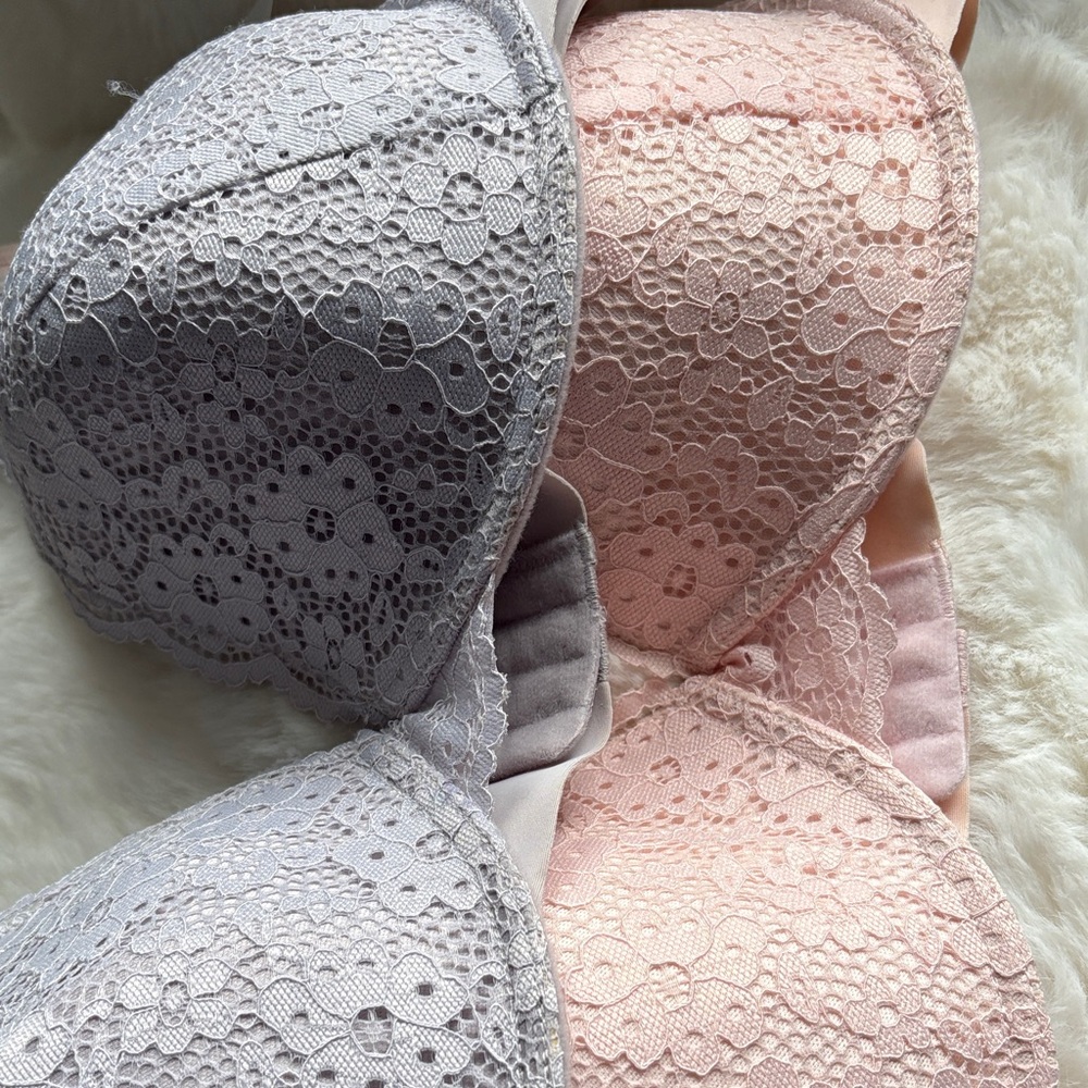 Lace underwire bras 38C